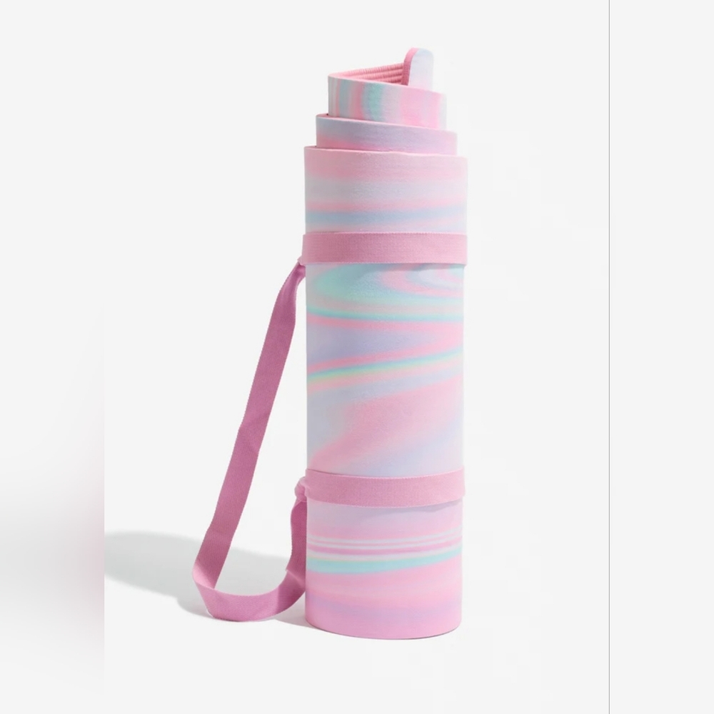 Popflex-CloudCushion Vegan Suede Yoga Mat - Cool Cosmos 0.5" Thick
